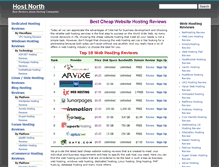 Tablet Screenshot of hostnorth.com